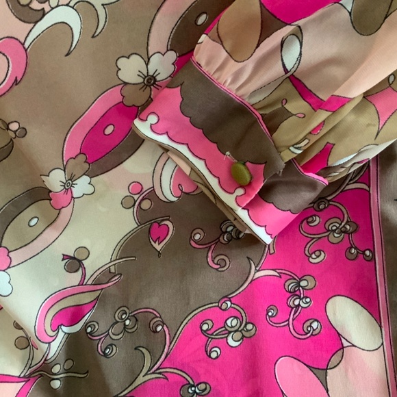 AUTHENTIC EMILIO PUCCI for Formfit Rogers vintage nightgown and robe - Picture 7 of 9